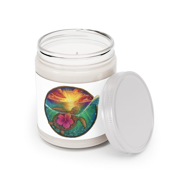 Mama Turtle Tropical Sunset Scented Candle 9oz Aromatherapy - Image 17