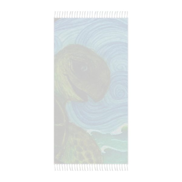 Mama Turtle Blessing Breath Boho Beach Throw - Image 2