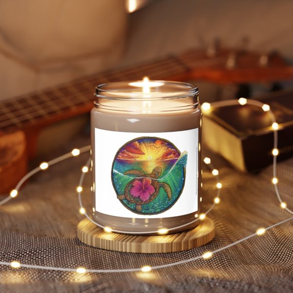 Mama Turtle Tropical Sunset Scented Candle 9oz Aromatherapy - Image 18