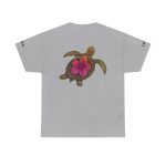 MamaTurtle Blossom Unisex Heavy Cotton Tee - Image 18