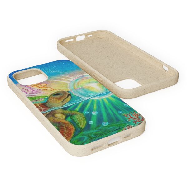 Mama Turtle Bubble EcoFriendly Turtle Phone Case Biodegradable - Image 47