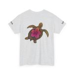 MamaTurtle Blossom Unisex Heavy Cotton Tee - Image 8