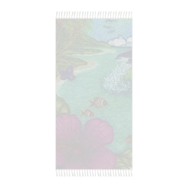 Mama Turtle All Creatures Boho Beach Throw - Image 2