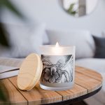 Mama Turtle Frosted Glass Candle - Image 7